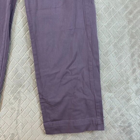 Pull & Bear Womens Small Denim Jeans Lavender Purple Straight Ankle Mid Rise - Picture 7 of 15